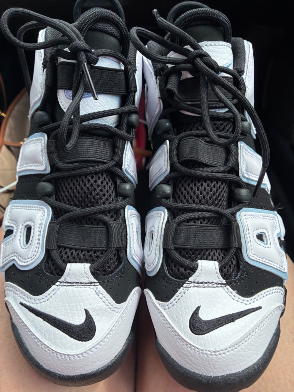 Nike Kids Black and White Swoosh Sneakers